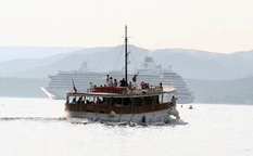 Boot vor Trogir