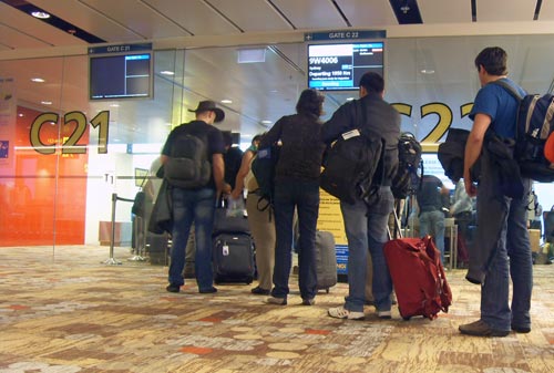 Check in Singapur Changi Airport